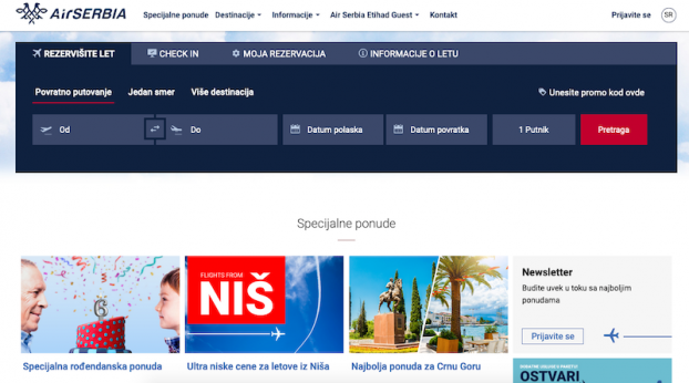 optimizacija sajta air serbia